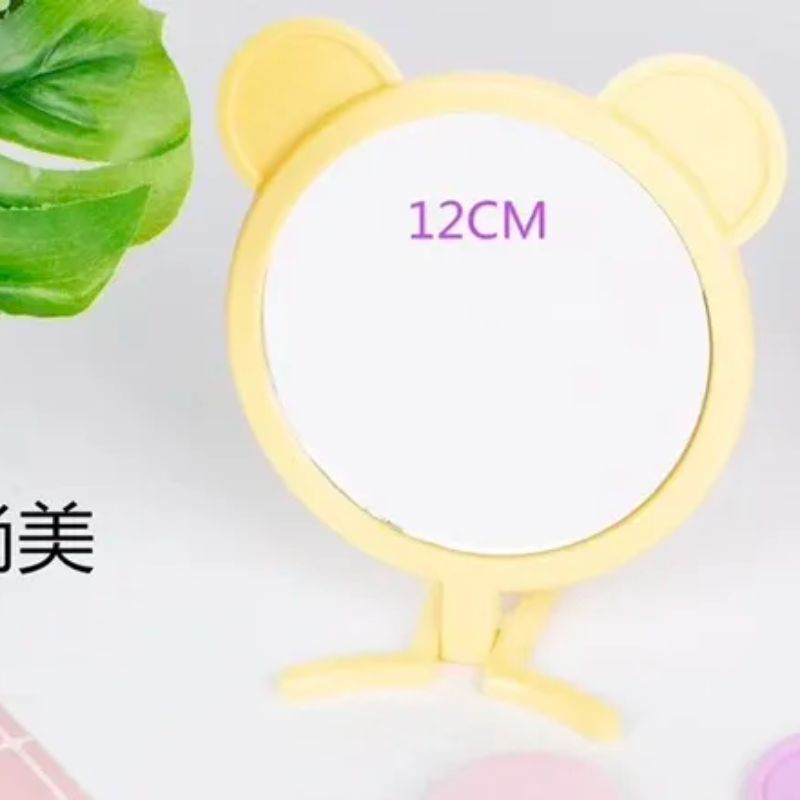 韩式公主手柄化妆镜高清学生宿舍卡通手持单面镜（150B）11详情3