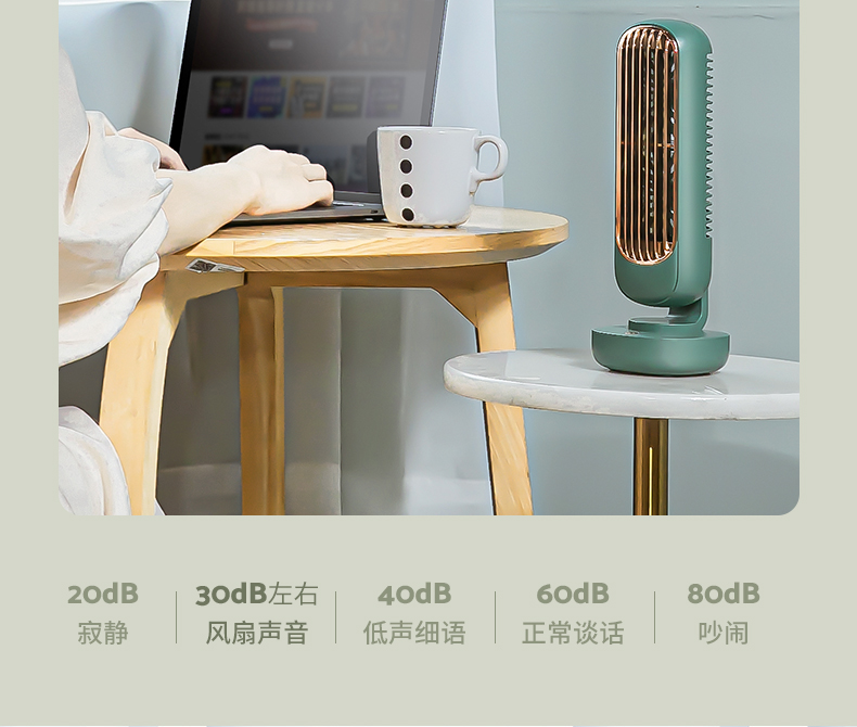 创易风扇双头塔扇地摊玩具风扇USB充电学生桌面台扇家用办公室加湿器风扇网红爆款迷你风扇详情6