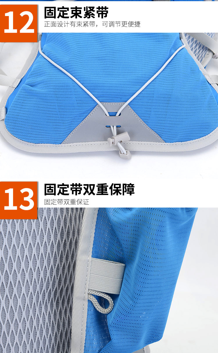 220904 Bicycle Backpack, Cycling Water Bag Backpack, Outdoor Sports Backpack, Bicycle Backpack, Leisure Hiking Backpack (without water bag) pic 23