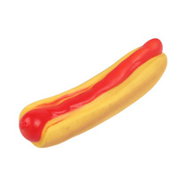 Simulated hot dog bite toy