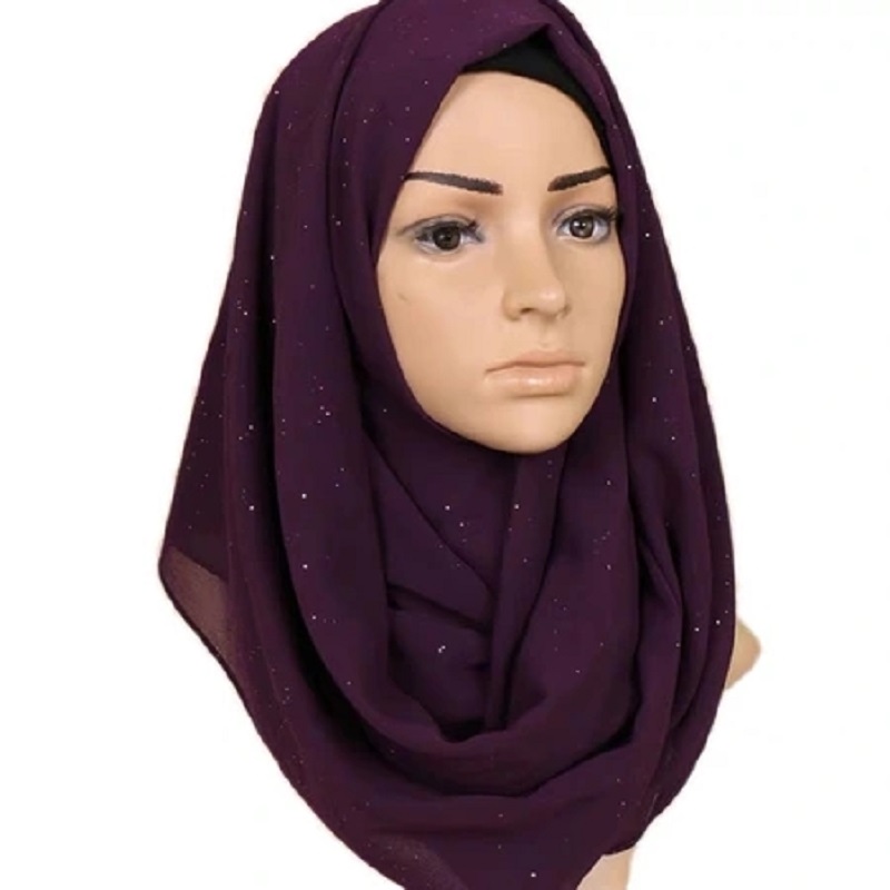 Scarf female Arabic chiffon comfortable bun will look slimmer and bigger thumbnail