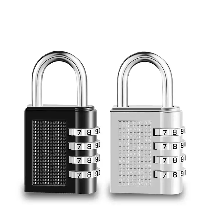 CJSJ 4 Digit Combination Padlocks Big Size Travel Luggage Locks Zinc Alloy Code Password Gym Lock thumbnail