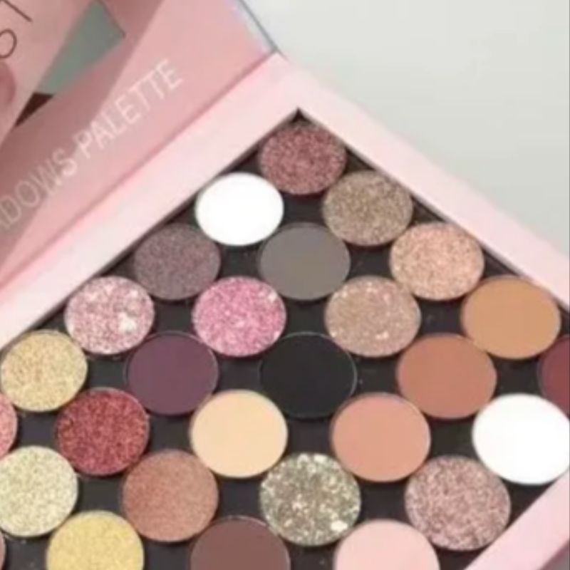 35-color eyeshadow palette, bright color, anti-smudging and not easy to smudge, wholesale eyeshadow makeup Specification image