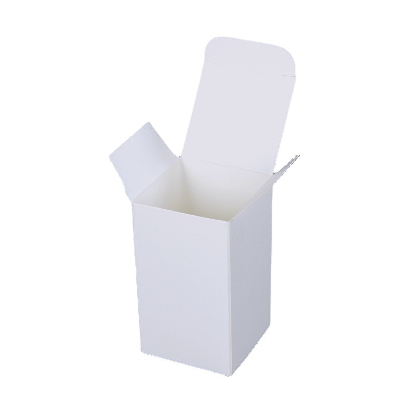 White Cardboard Small White Box Printed Cosmetics Box White Paper Box