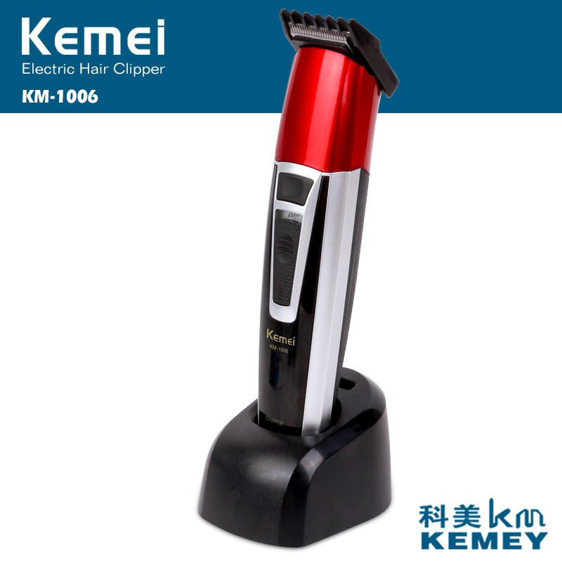 Cross-border manufacturers directly supply KM-1006 professional rechargeable electric manual hair clipper trimmer