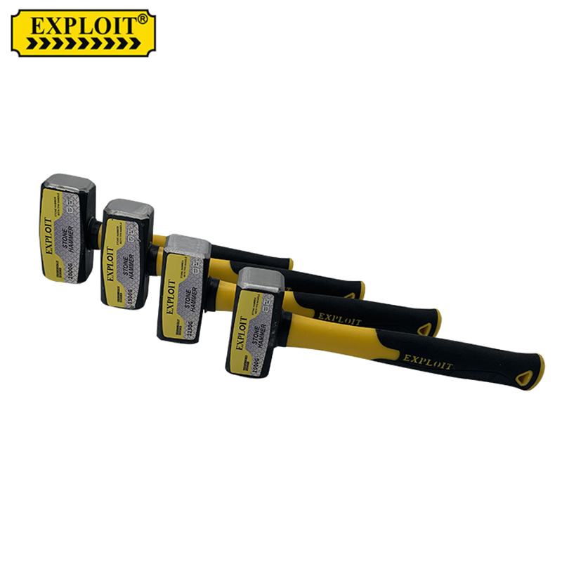EXPLOIT   石工锤  工业级1000g石工锤 头部碳钢tpr塑胶柄石工锤详情4