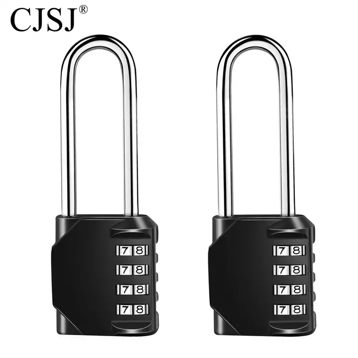 CH-604-L CJSJ zinc combination padlock security door lock with 4 digital password
