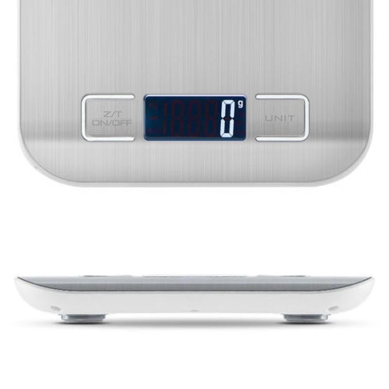 The electronic kitchen weighs 5kg of food