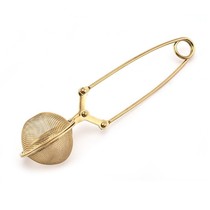 Stainless steel tea ball tea glass