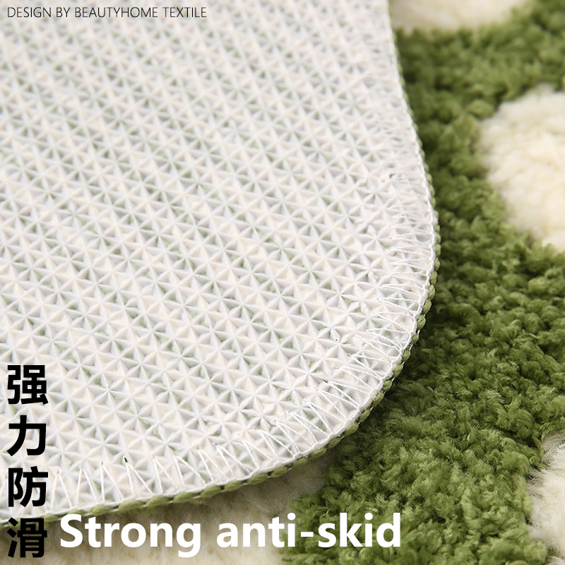 IBH Little Foot plush absorbent floor mat, cute cartoon, bathroom, room door, bedroom, living room, toilet, entrance small carpet, anti-slip, foyer foot mat BH22082809 Application Scenario