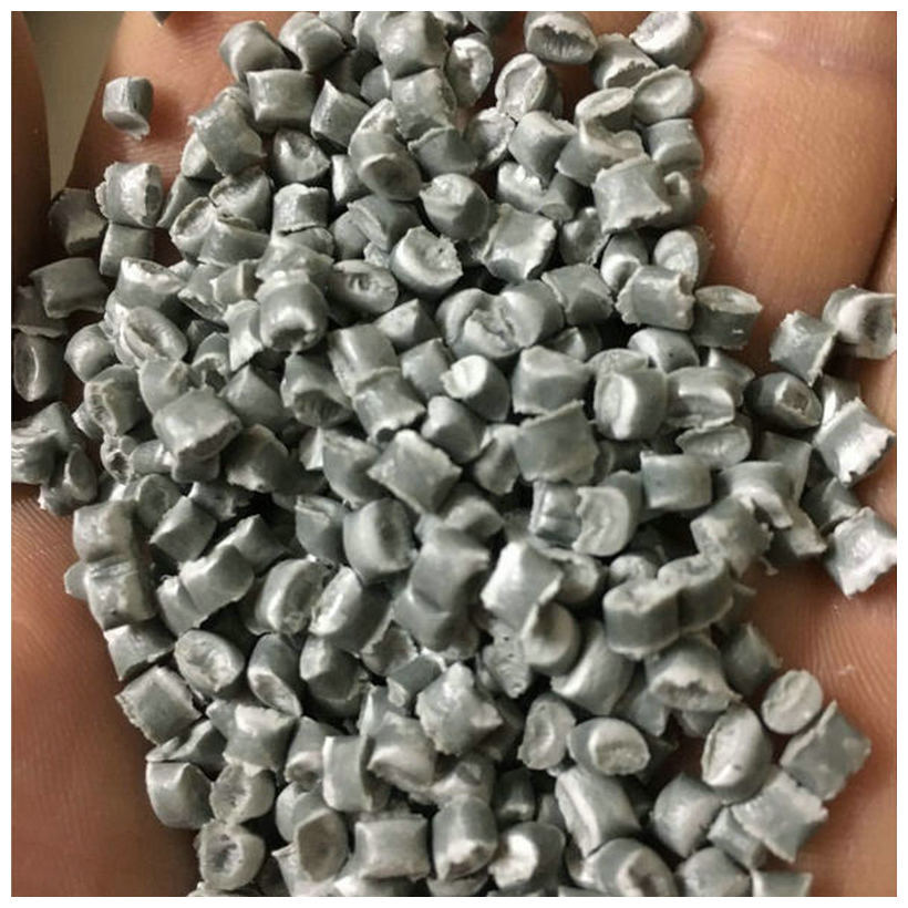 Plastic PP recycled material manufacturers wholesale modified woven bag grey plastic particles particles thumbnail