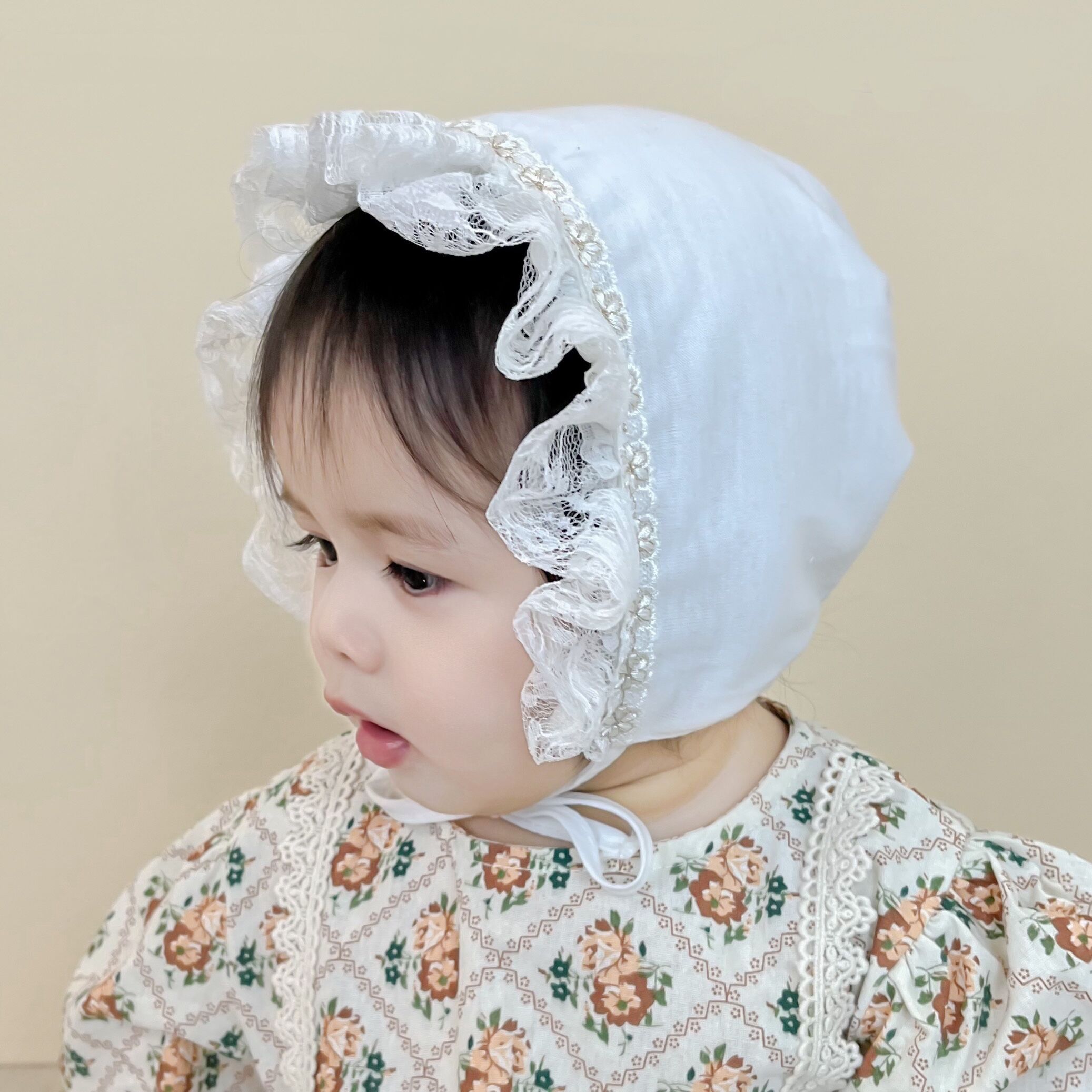 New Children's Princess Hat Flower Brim Hat Cotton Hat Travel Wholesale And Retail Application Scenario
