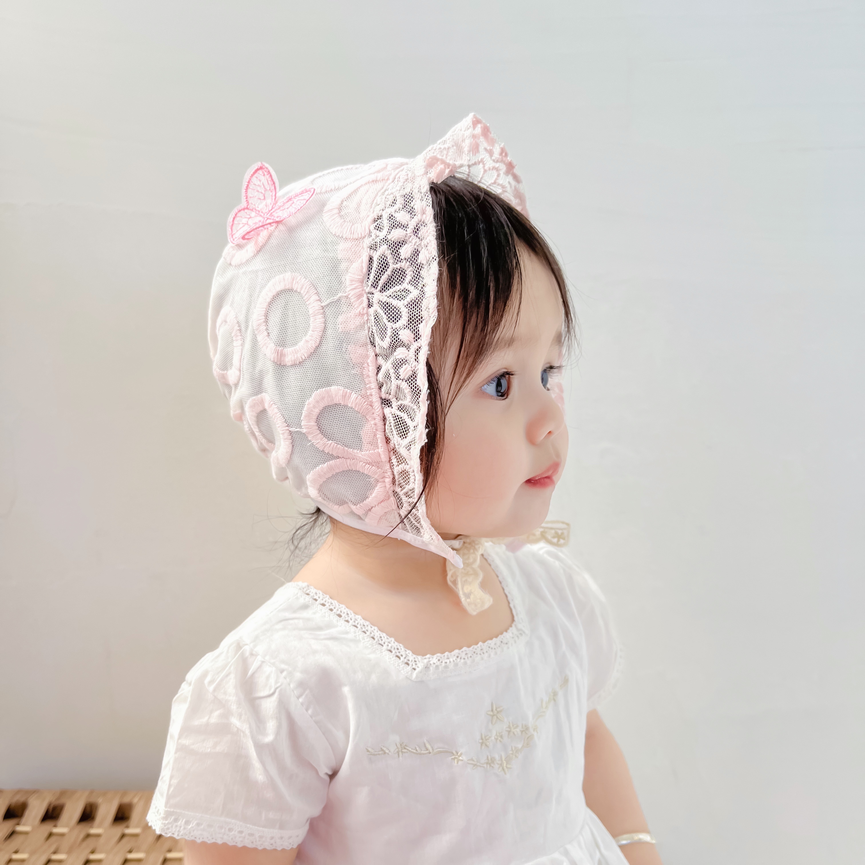New Children's Princess Hat Flower Border Hat Travel Wholesale And Retail Specification drawing