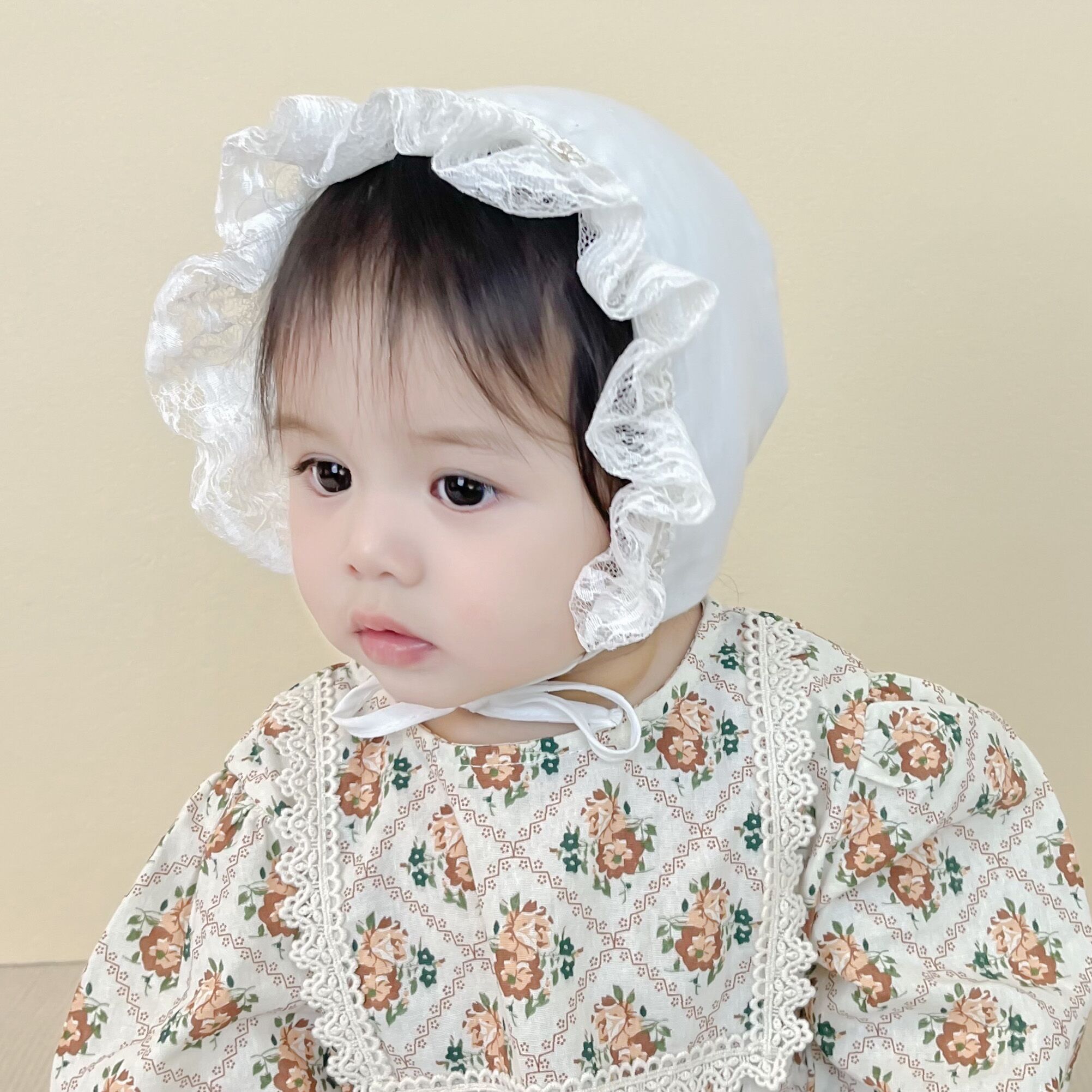 New Children's Princess Hat Flower Brim Hat Cotton Hat Travel Wholesale And Retail Specification drawing