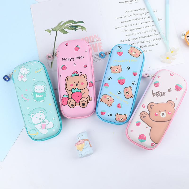 3D卡通笔袋小学生多功能文具盒男大容量可爱女铅笔盒儿童动漫笔盒高颜值