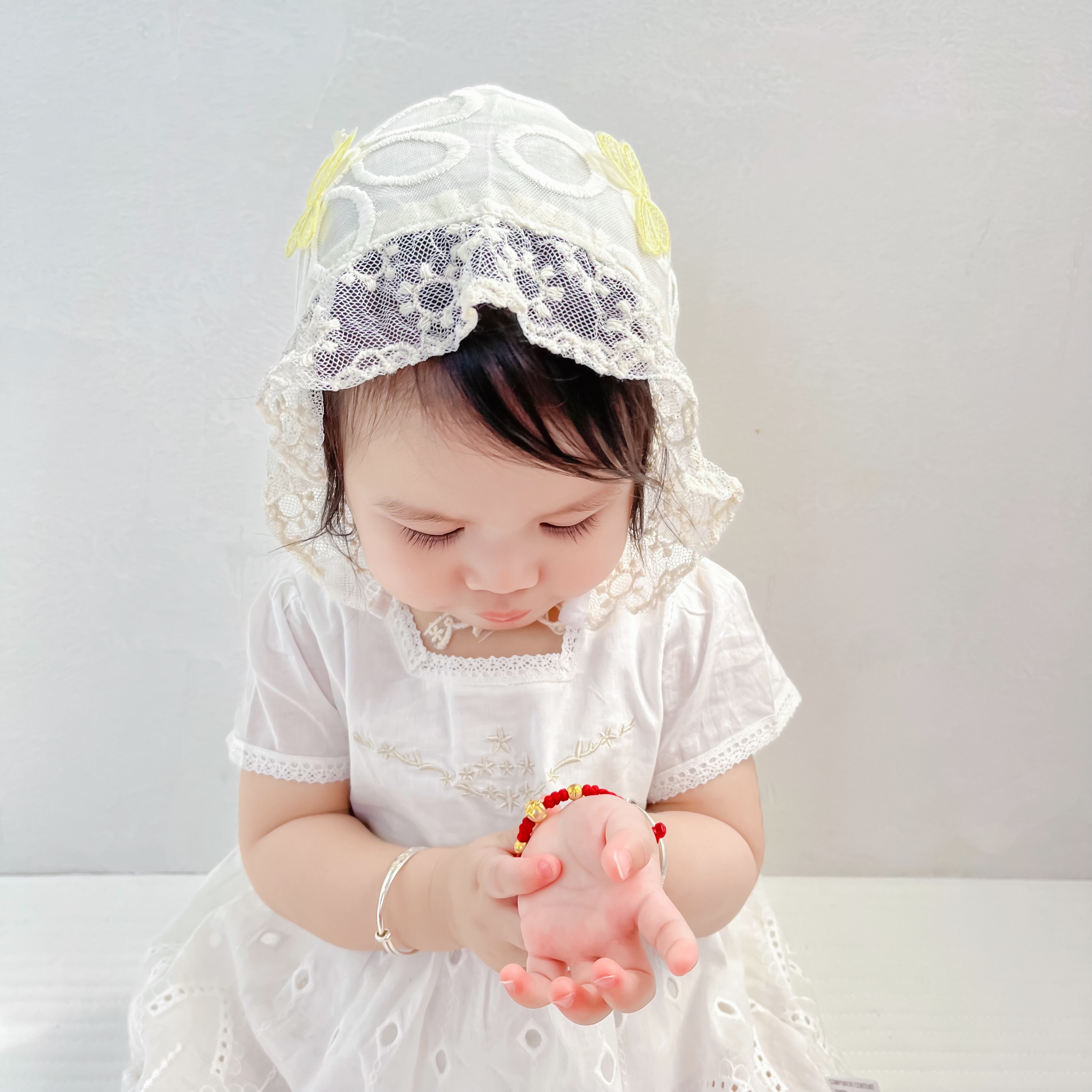 New Children's Princess Hat Flower Border Hat Travel Wholesale And Retail details Picture