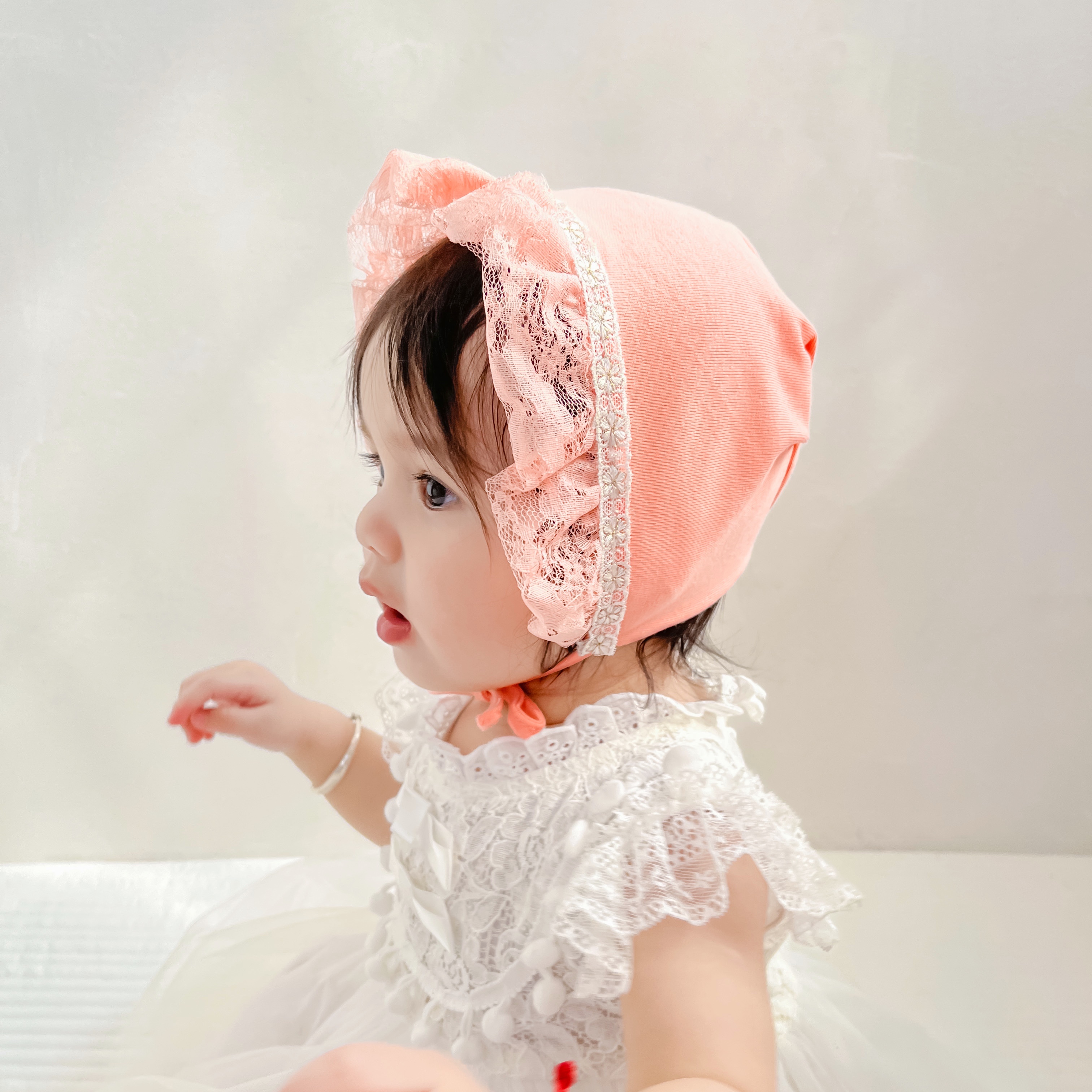 New Children's Princess Hat Flower Brim Hat Cotton Hat Travel Wholesale And Retail