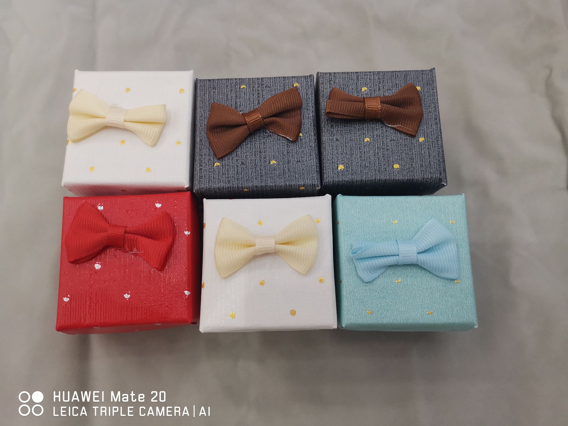 Jewelry Packaging Bow Tie Jewelry Box Ring Earrings Box Manufacturers Direct Selling Explosive Super Good-Looking