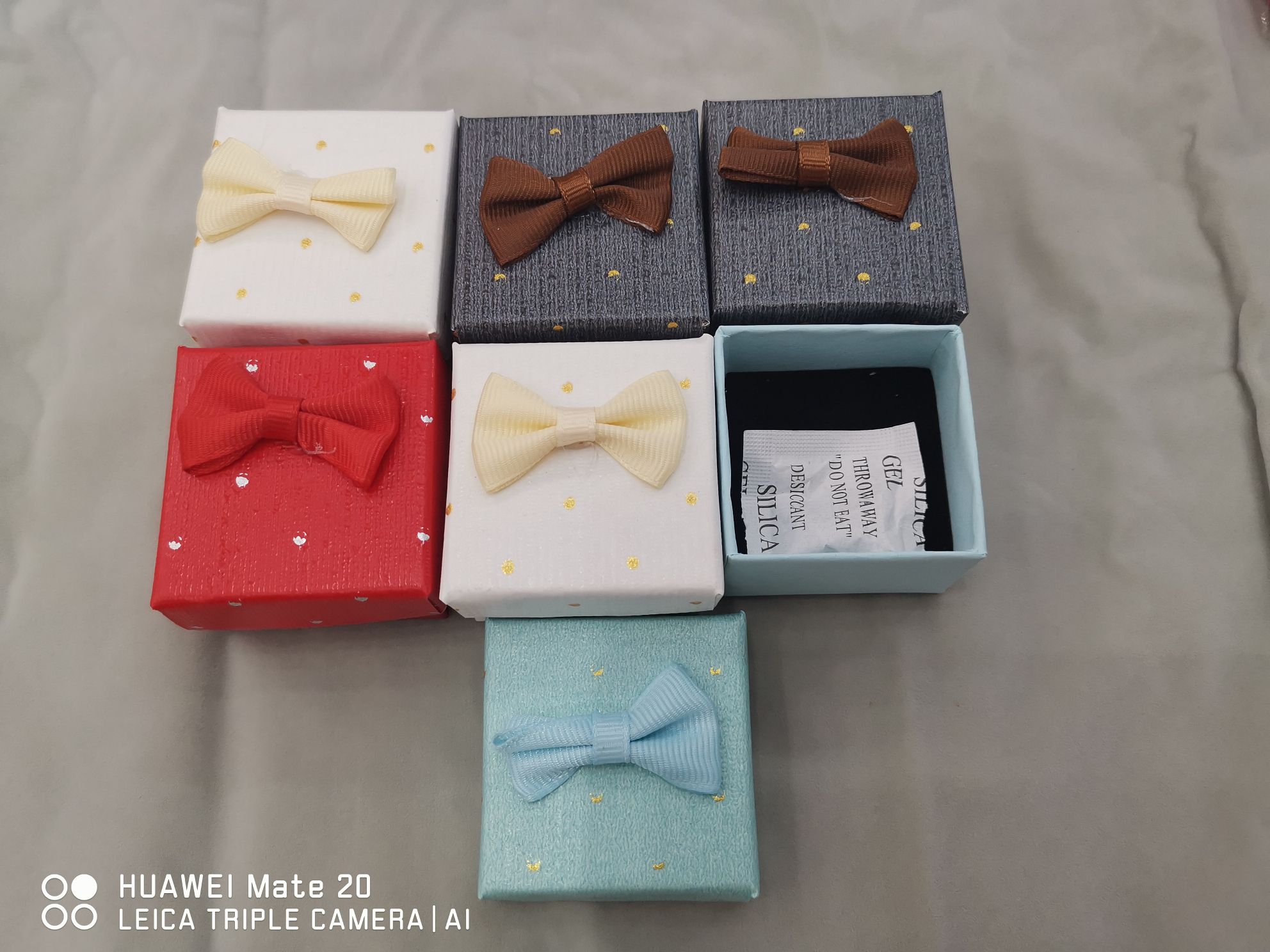 Jewelry Packaging Bow Tie Jewelry Box Ring Earrings Box Manufacturers Direct Selling Explosive Super Good-Looking details Picture