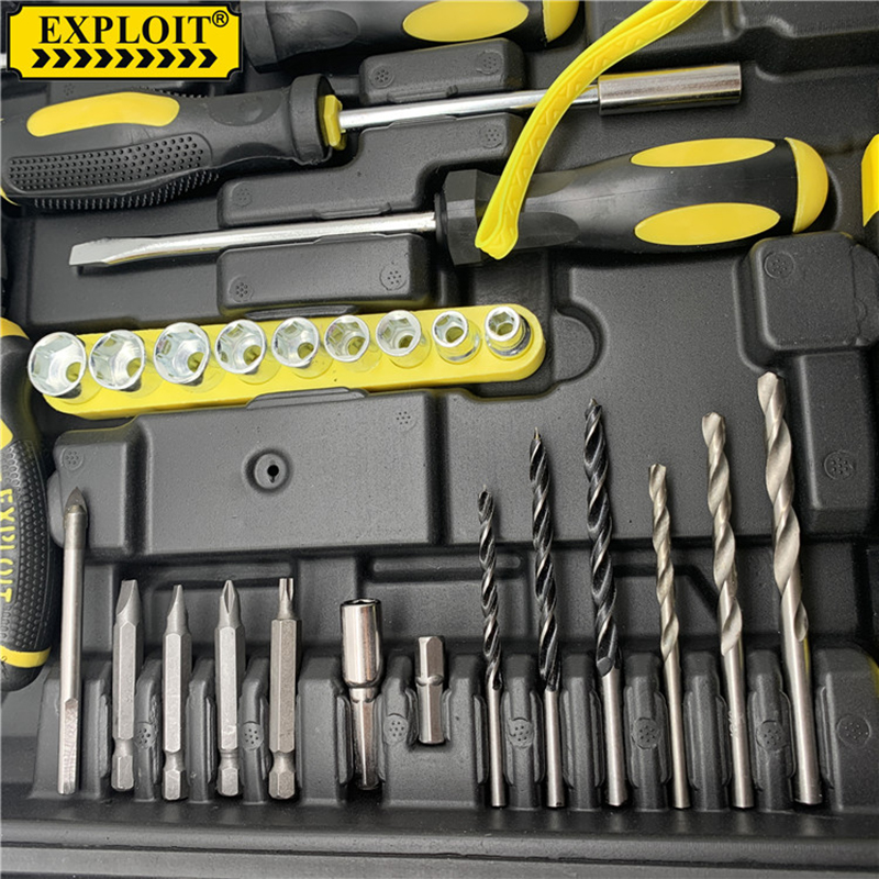 EXPLOIT  21V锂电电钻套装  家庭常用组合套装工具  两电一充电钻套装详情7