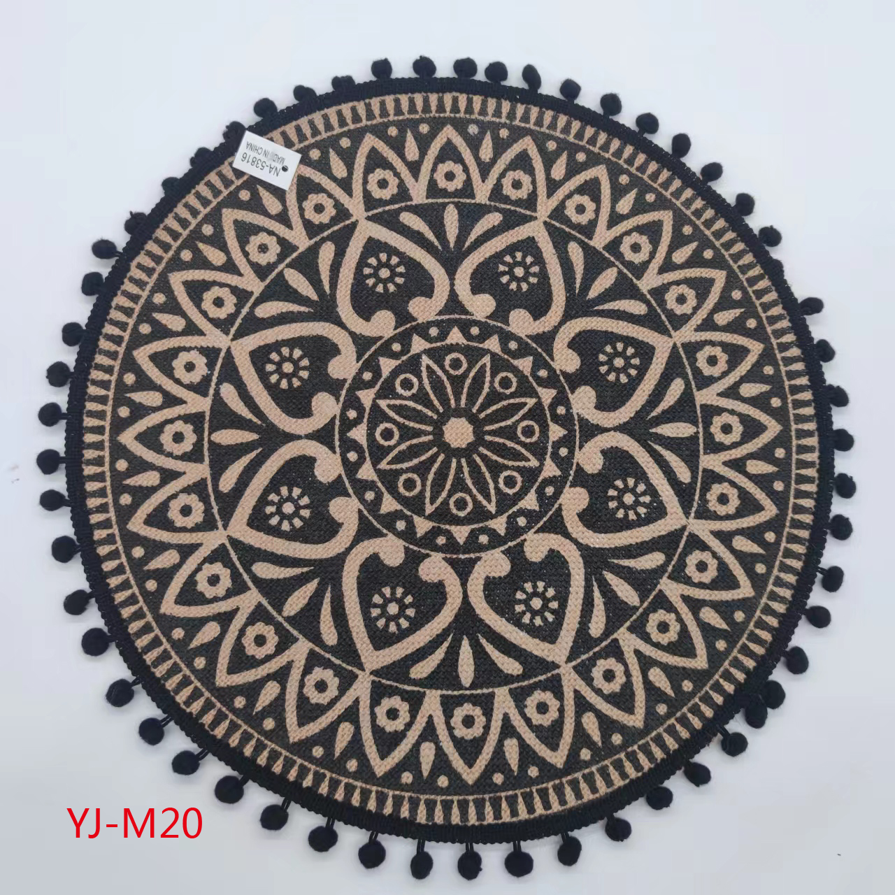 Yijia brand InS-style Nordic woven coasters and placemats, cotton and linen table heat insulation pads, pvc tablecloths, Ramadan transparent printed Western placemats, European home decoration linen placemats pic 11