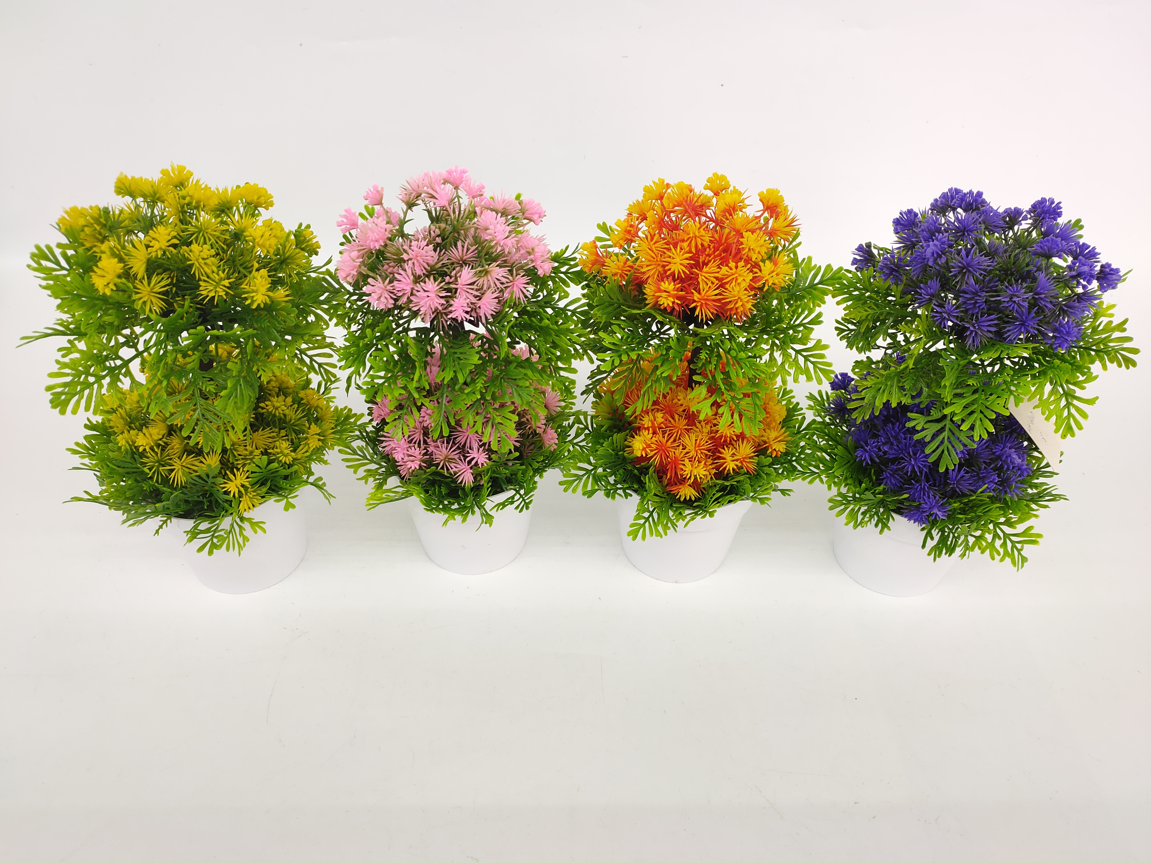 Imitation flower fake flower bonsai plastic basin double layer green plants daily ornaments