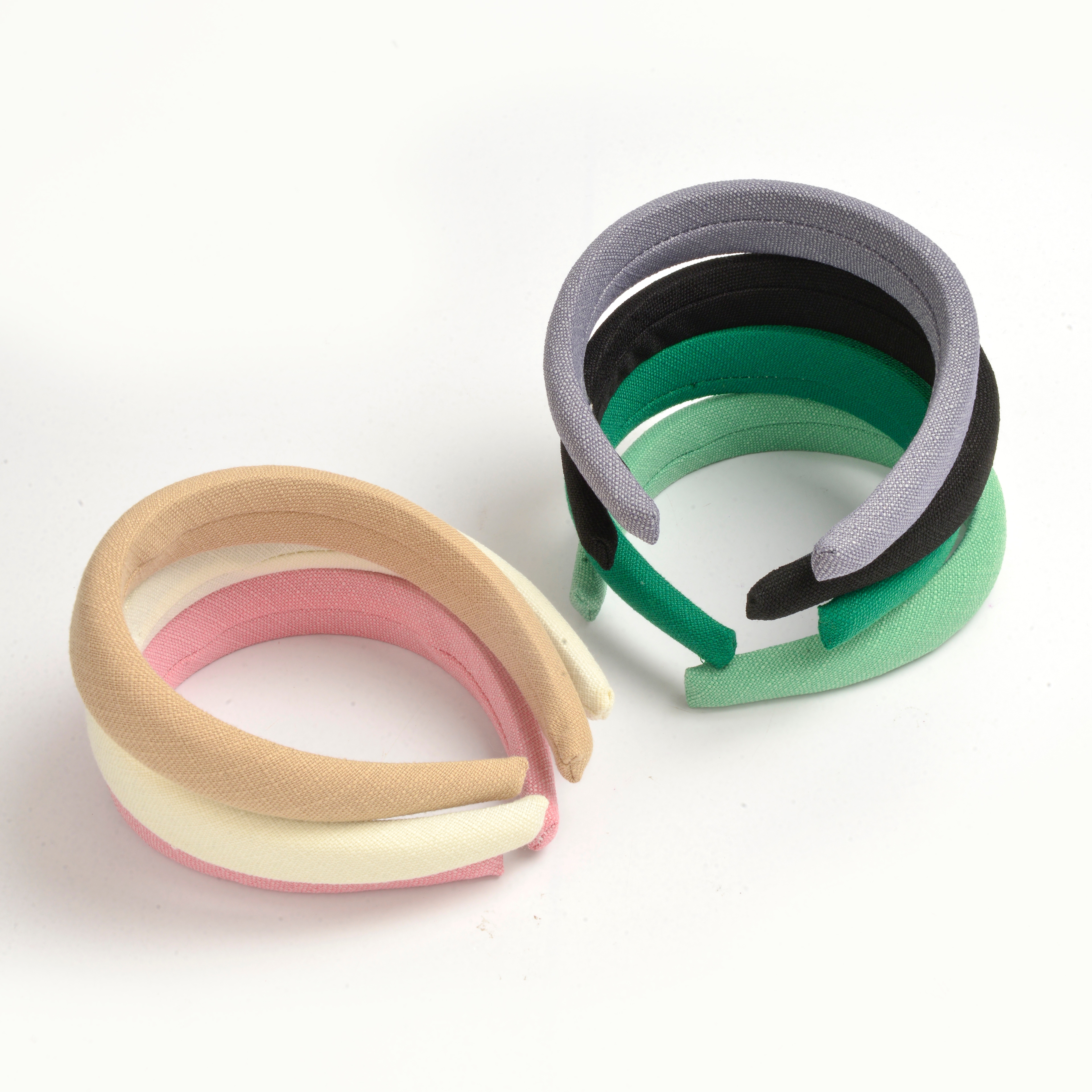 2022 new net red atmosphere simple retro pure color hair band thumbnail