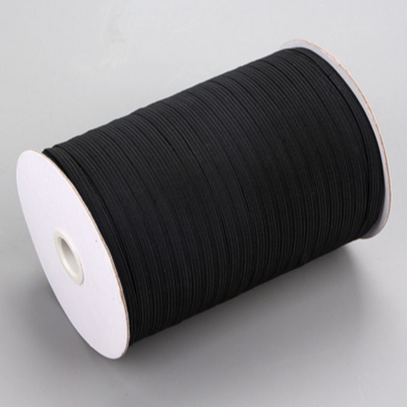 Thickened Wide Elastic Band White Flat Thin Baby Rubber Mask Pant Waist Pant Jump Elastic Band Elastic Rope Loose Elastic Band Specification drawing
