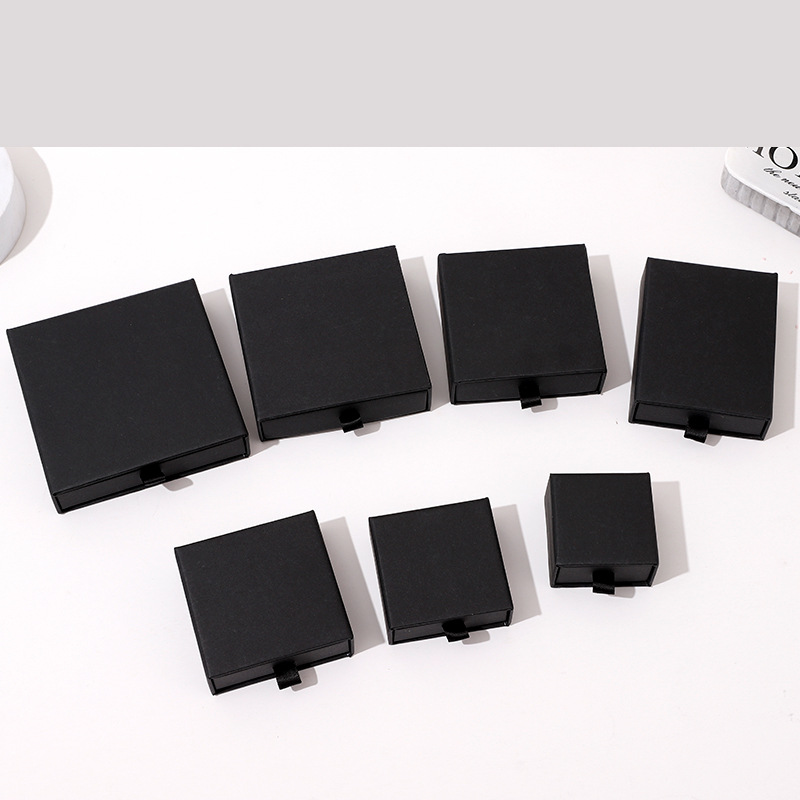 Drawer Jewelry Packaging Paper Box Spot Manufacturers Wholesale Jewelry Box Bracelet Box Earrings Pendant Storage Box Application Scenario