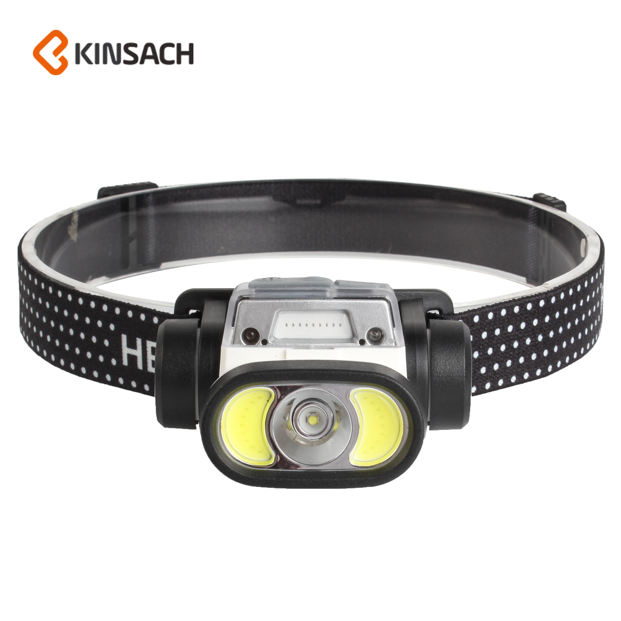 Super bright LED headlight Rechargeable strong light mining headlight Fishing headlight type-c rechargeable headlight induction mode