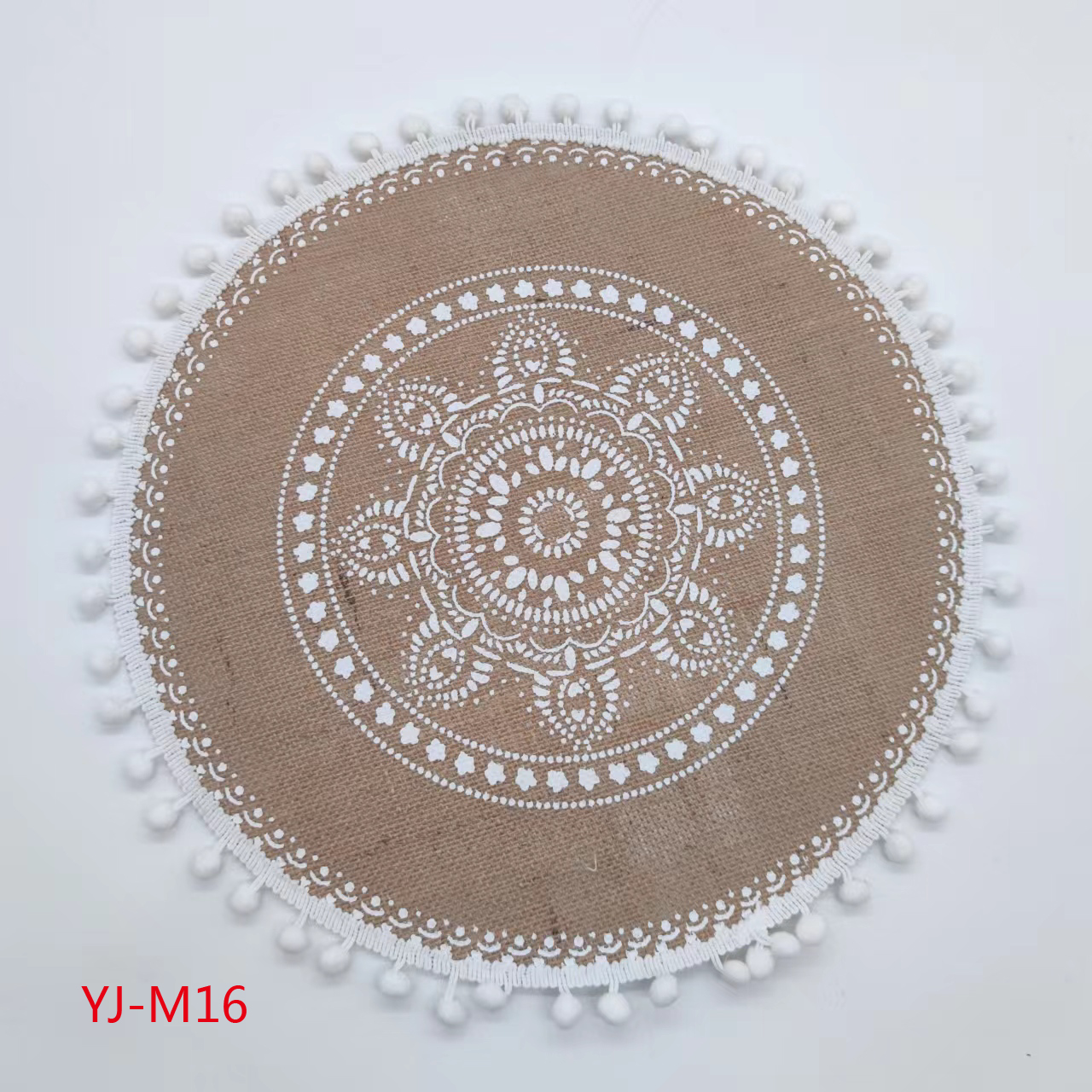 Yijia brand InS-style Nordic woven coasters and placemats, cotton and linen table heat insulation pads, pvc tablecloths, Ramadan transparent printed Western placemats, European home decoration linen placemats pic 7