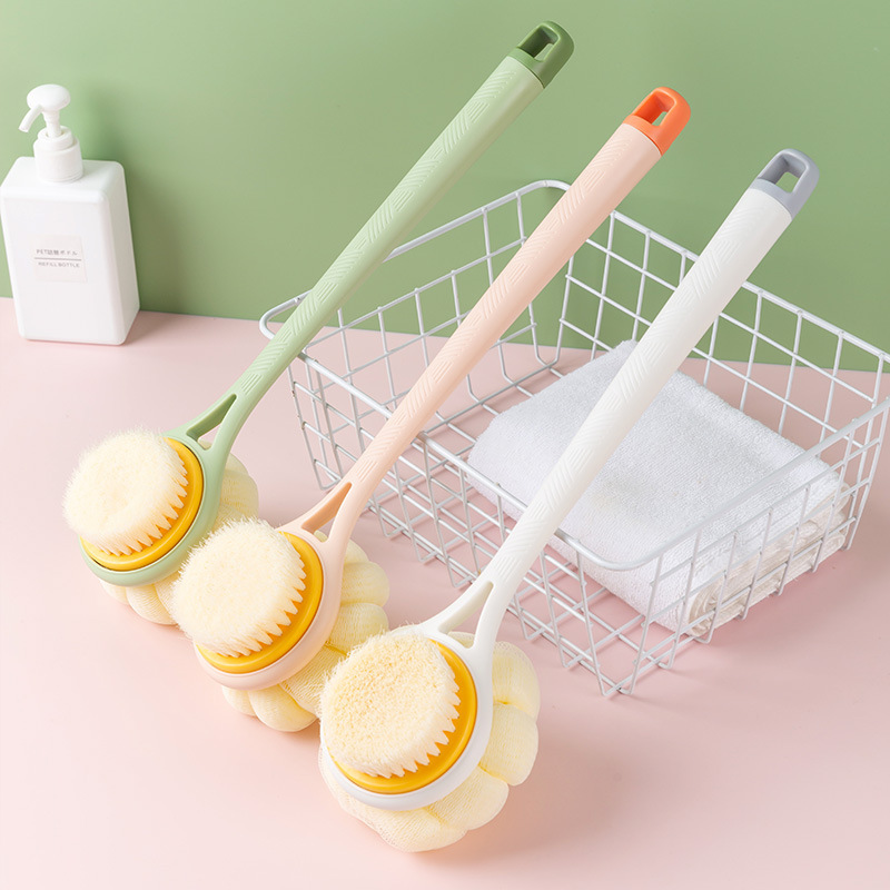Shower brush with long handle thumbnail