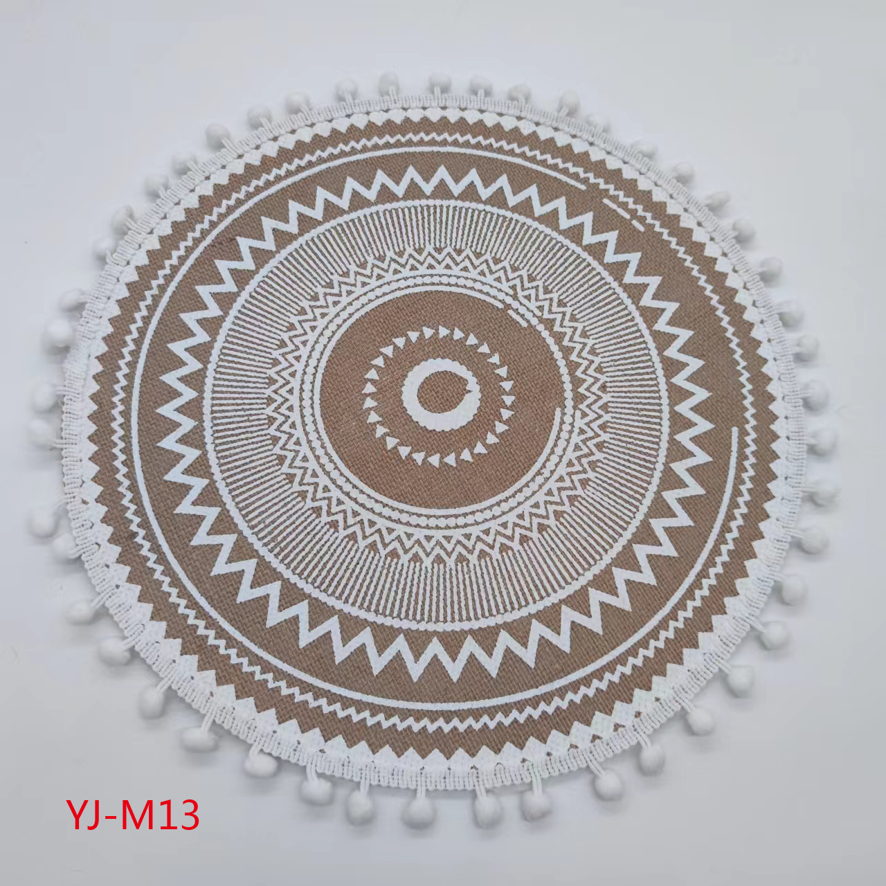Yijia brand InS-style Nordic woven coasters and placemats, cotton and linen table heat insulation pads, pvc tablecloths, Ramadan transparent printed Western placemats, European home decoration linen placemats Application Scenario