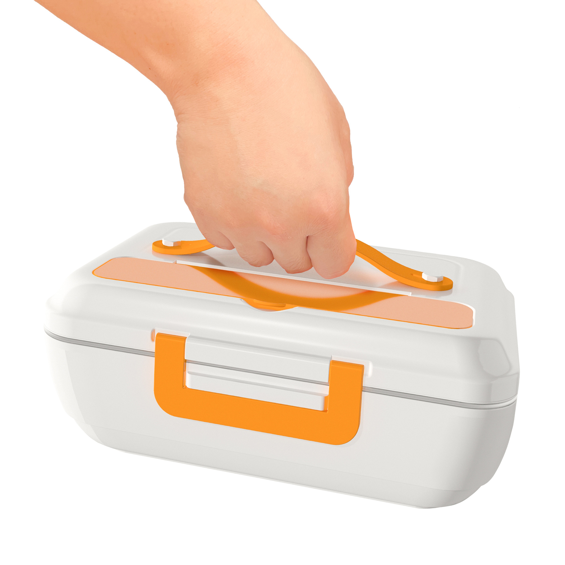 Stainless steel heated lunch box car