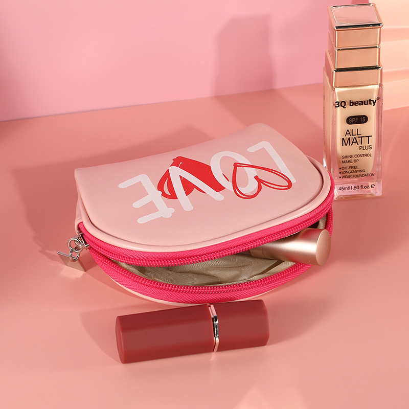 Wholesale of large-capacity women's makeup bags, three-piece sets, travel toiletries bags, hand-held storage bags details Picture