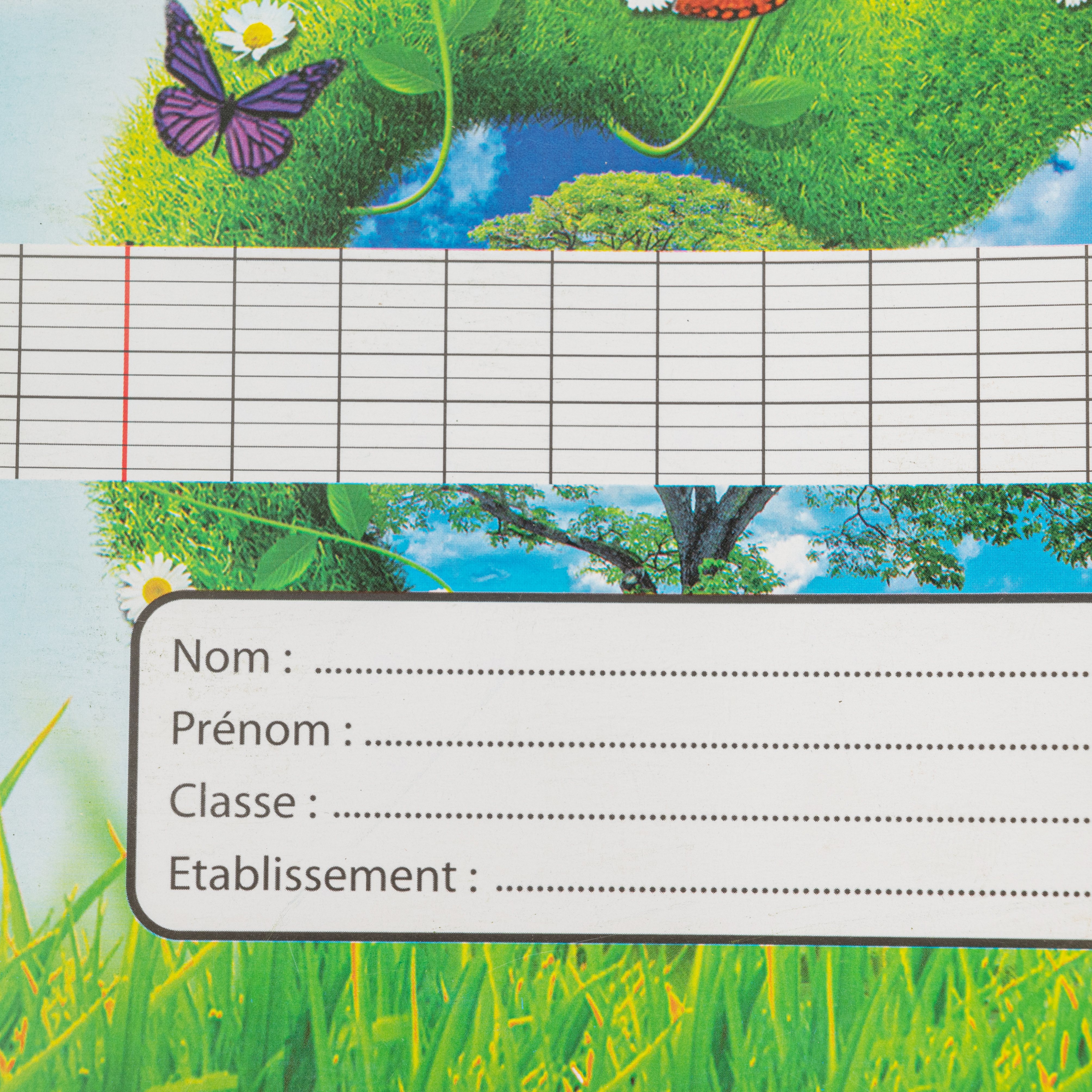 A4 French Notebook Student Soft Copy Size 100P Can Be Customized Specification drawing