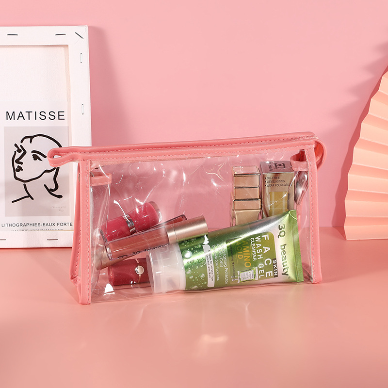 Wholesale of large-capacity women's makeup bags, three-piece sets, travel toiletries bags, hand-held storage bags Application Scenario