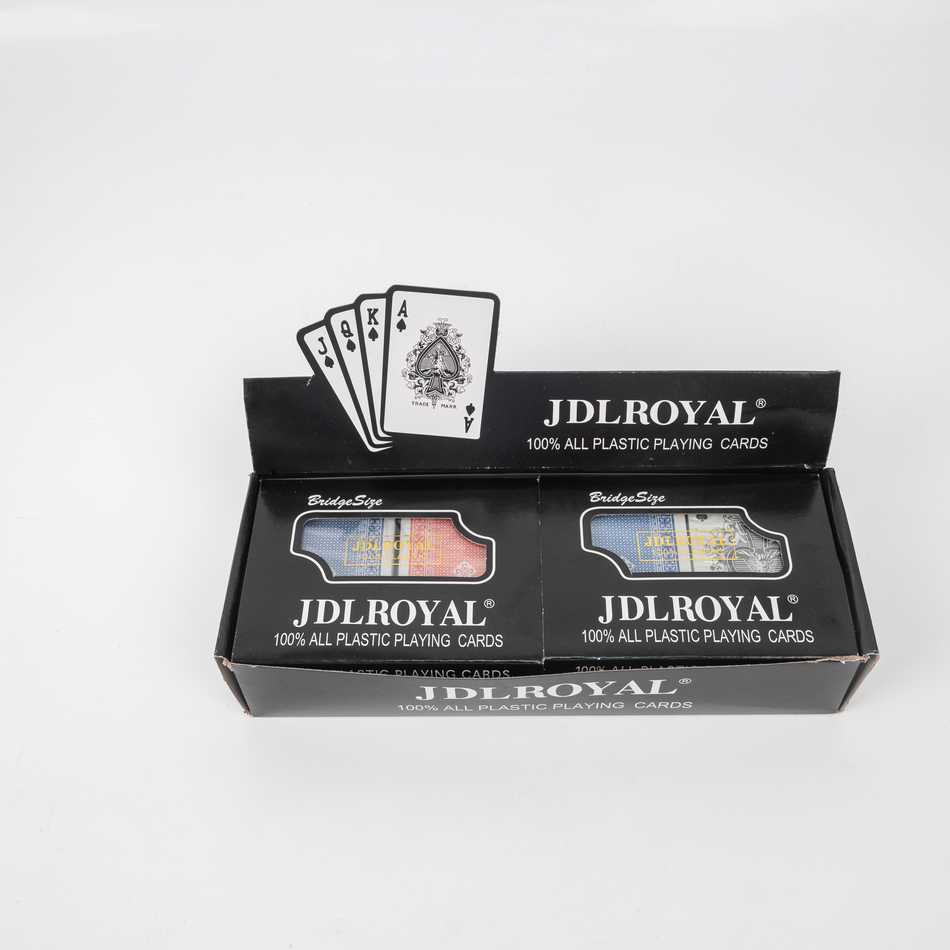 Plastic playing cards JDLROYAL double pay 19S plastic PVC recharging waterproof playing cards Jin Dongle factory direct sales full figure