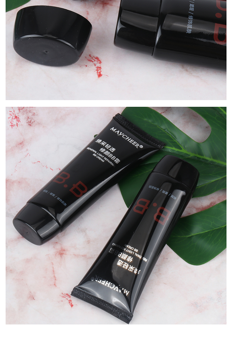 Meixier BB Cream modifies skin tone, controls oil, moisturizes for a long time without smudge, conceals concealer foundation, and is a natural makeup cream for girls pic 10