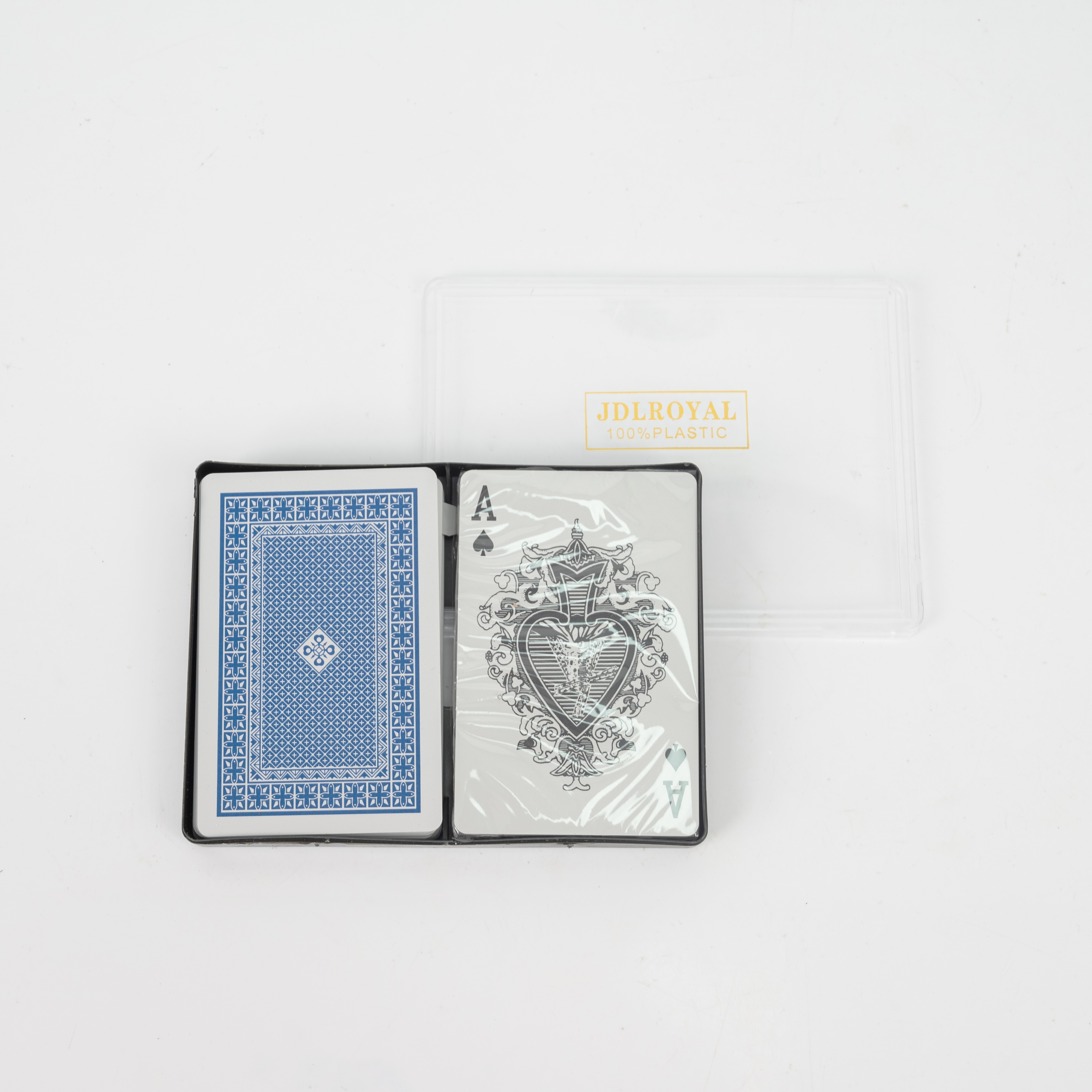 Plastic playing cards JDLROYAL double pay 19S plastic PVC recharging waterproof playing cards Jin Dongle factory direct sales Specification drawing