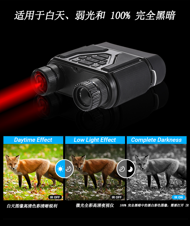 The new ZIYOUHU Y100 multi-functional digital night vision device has a better display effect with a 1080P screen pic 6