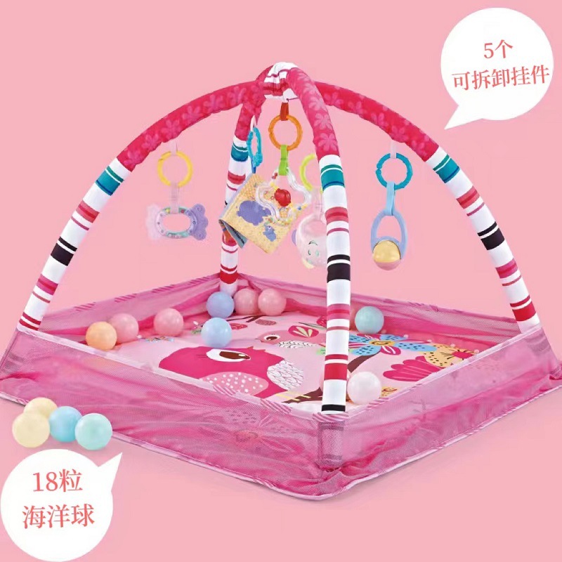 Playpen toy play mat fitness rack