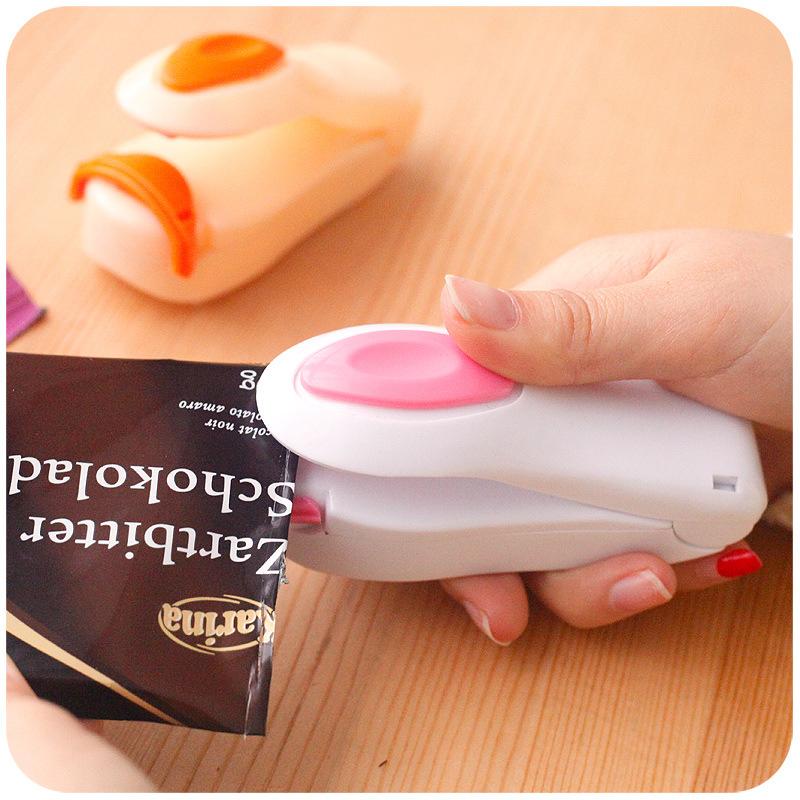 TS Creative home portable mini plastic bag sealing machine Small hand pressure heat sealing machine Plastic sealing machine