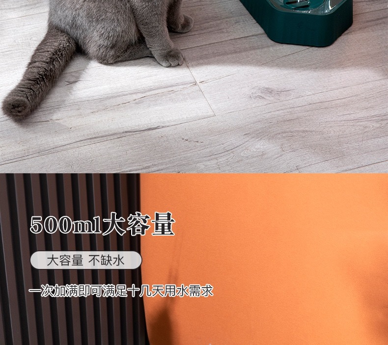 宠物双碗新款狗饭碗自动蓄水碗猫咪食碗水碗一体狗狗食具宠物用品详情8