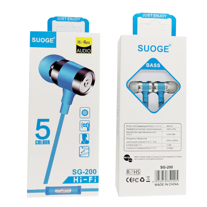 A Replacement Sg-200 Sogo Headphone Headset In-Ear Earbuds With Microphone Application Scenario