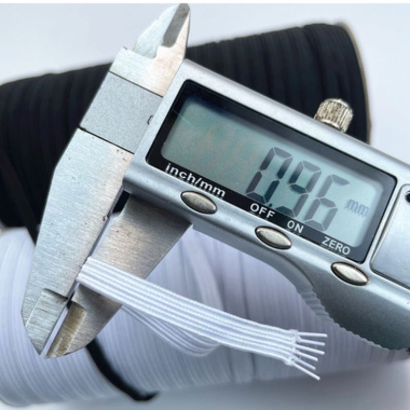 Customized manufacturer's elastic band, high-elasticity and durable rubber band, cuffs, waistband, wide ox band, flat band, thickened seam, household lace Specification image