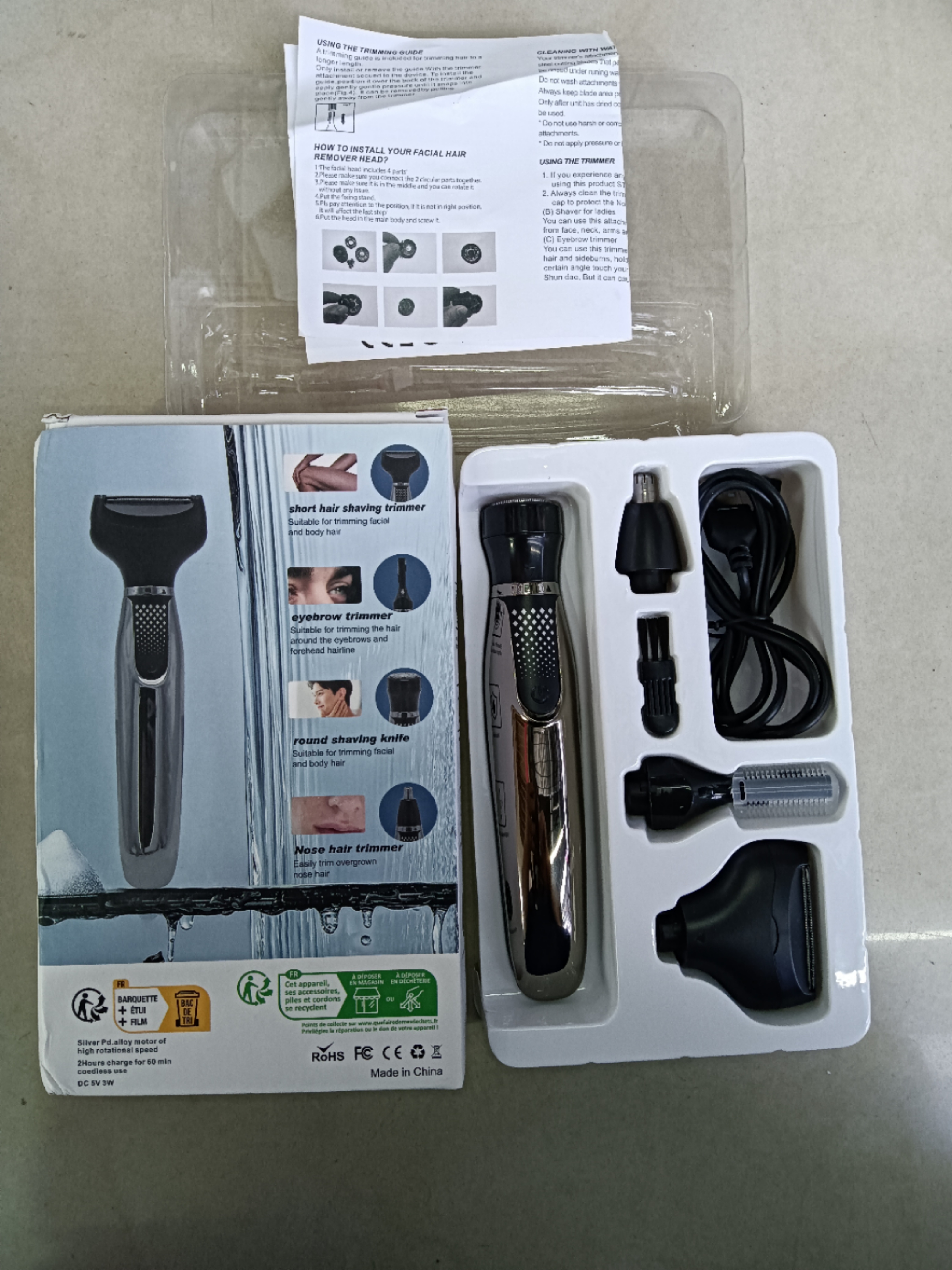 8895 4-in-1 shaving machine