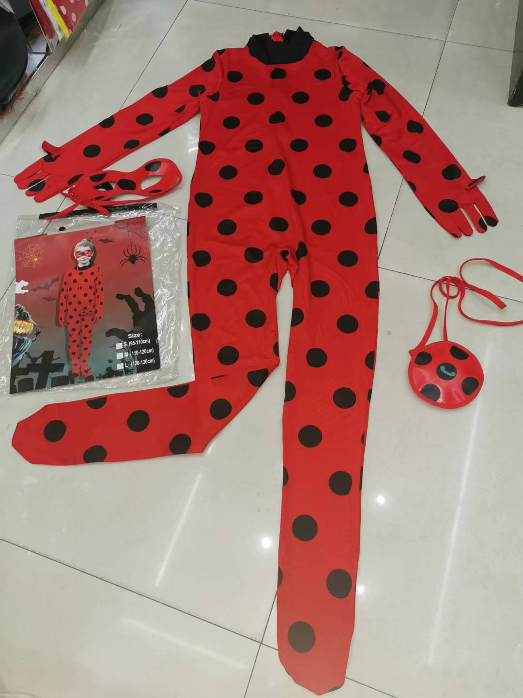 Forest Dress, Ladybug dress 1 thumbnail
