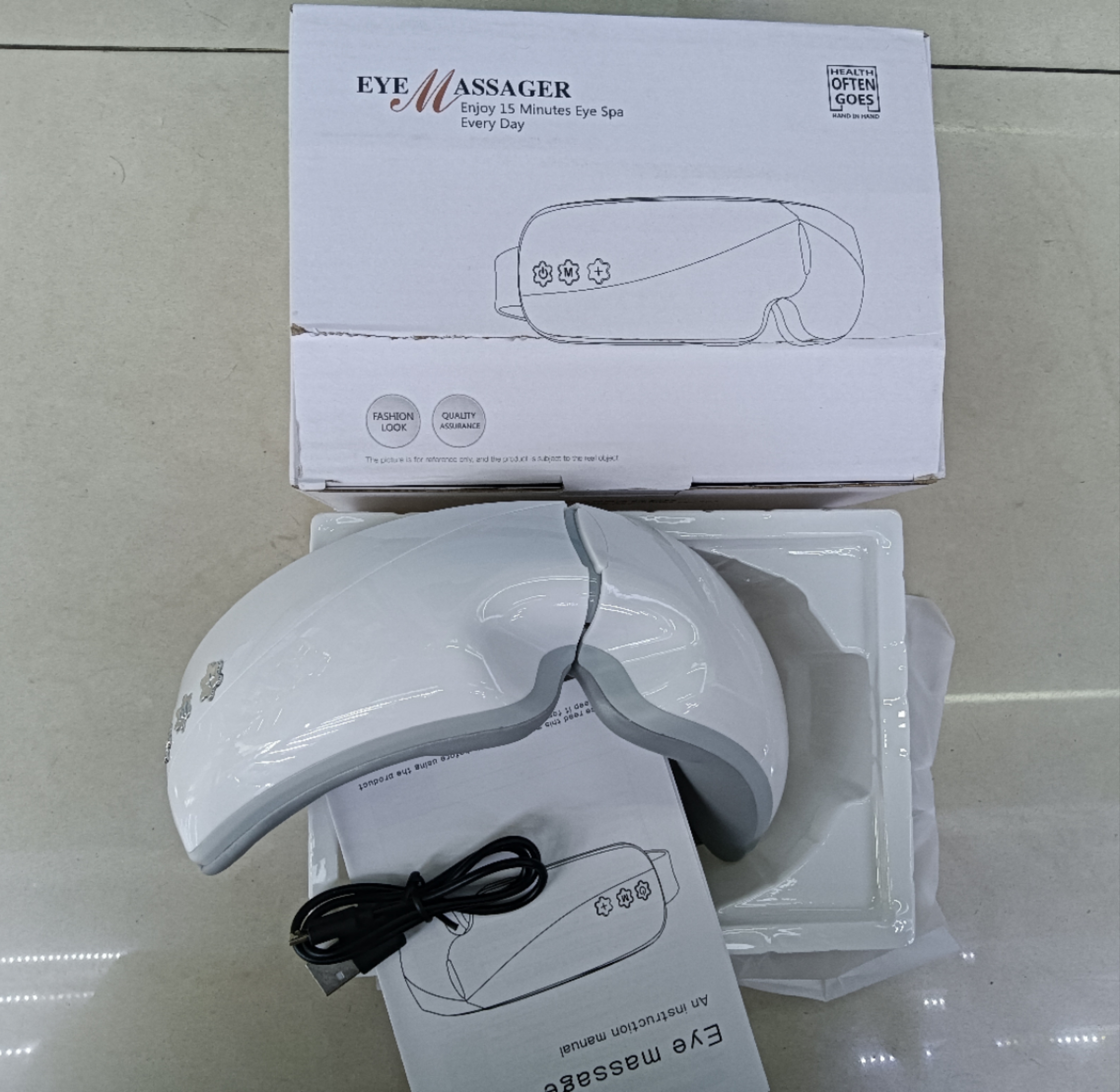 Heated massage eye massager full figure