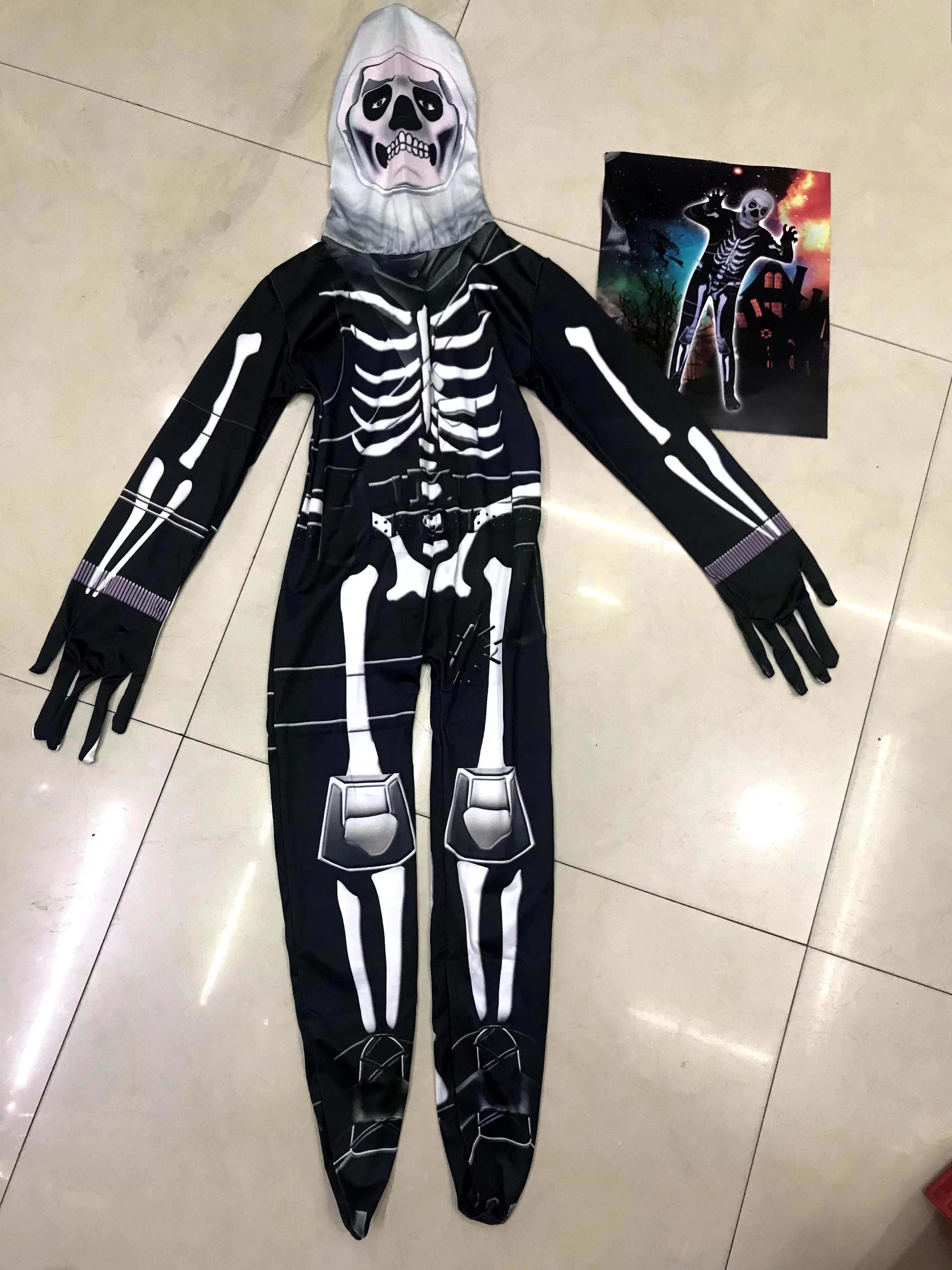 Skeleton clothes, forest clothes, clothes